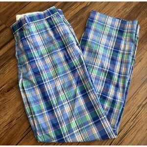 Ralph Lauren RLX Mens Plaid Golf Pants 36x31 Pockets Blue
